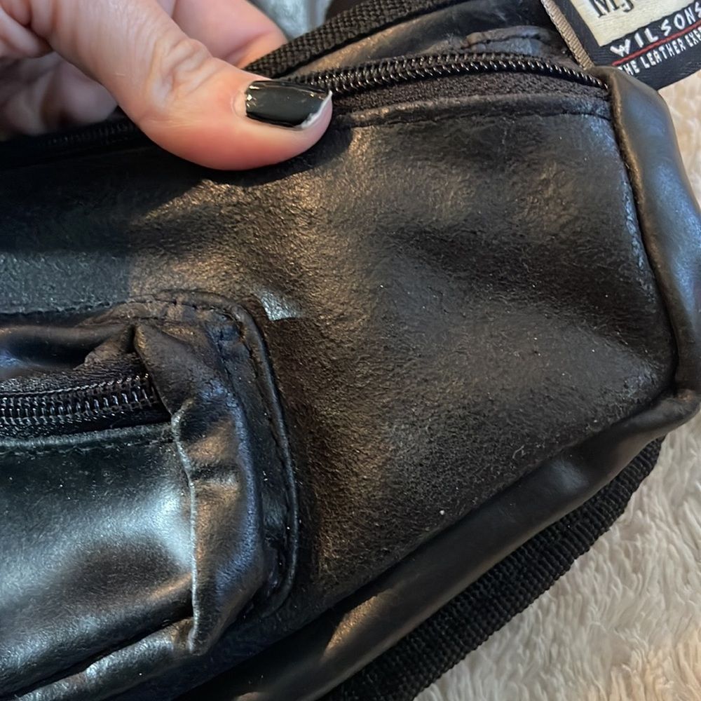 Vintage leather Wilson waist bag - Picture 4 of 12